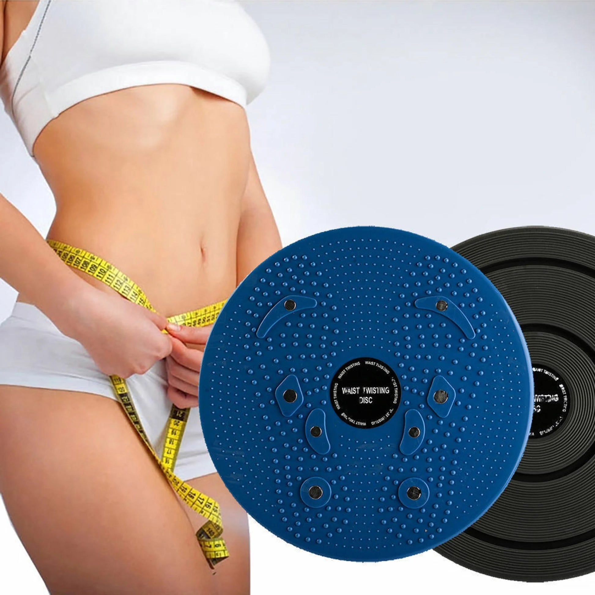 Twist Waist Torsion Body Massage Board Aerobic Foot Exercise Fitness Twister Figure Trimmer Slimming and Strengthening Abdominal & Stomach Exercise Equipment