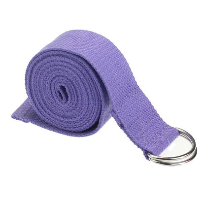 Women Yoga Belt Yoga Stretch Strap Colorful Belt Fitness Exercise Rope Figure Waist Leg Resistance Fitness Bands Stretcher Belt