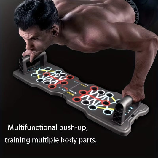 Push-Up Board Set Portable Multifunctional Push-Up Bar Foldable Fitness Equipment for Chest Abdomen Arms/Back Training