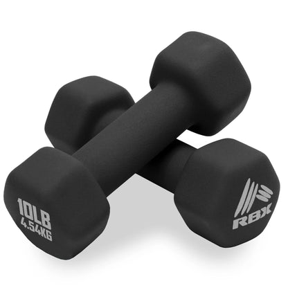 Weights Dumbbells Set - Neoprene Hex Arm Weights with Non-Slip Grip, Strength Training Workout