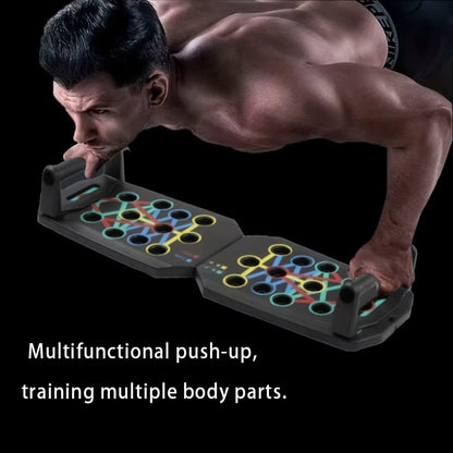 Push-Up Board Set Portable Multifunctional Push-Up Bar Foldable Fitness Equipment for Chest Abdomen Arms/Back Training