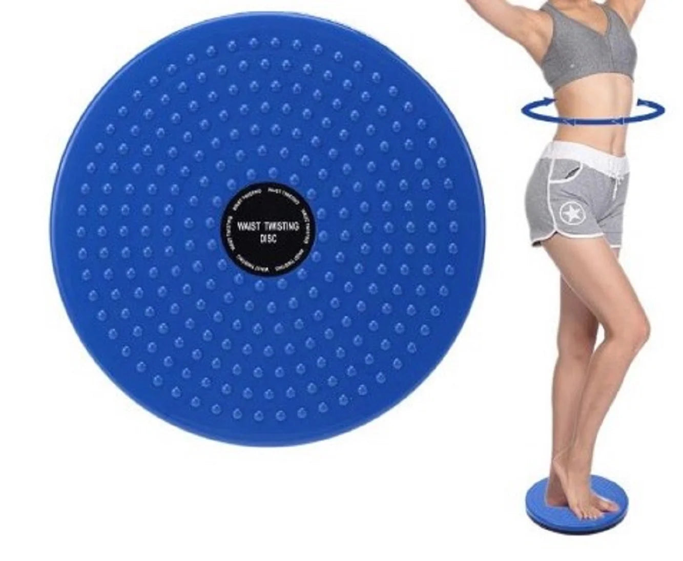 Twist Waist Torsion Body Massage Board Aerobic Foot Exercise Fitness Twister Figure Trimmer Slimming and Strengthening Abdominal & Stomach Exercise Equipment