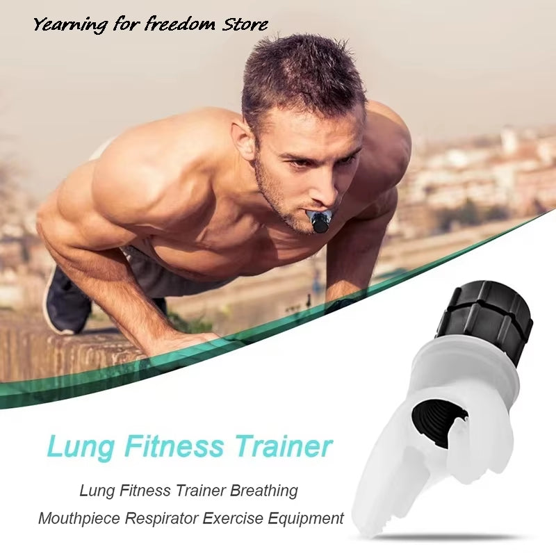 Breathing Trainer Lung Flexer Durable Fitness Exerciser Increases Lung Capacity Breath Adjustable Levels Respiratory Deep Breath